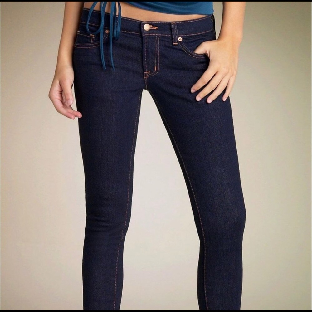 Jbrand jeans dark wash skinny leg jeans